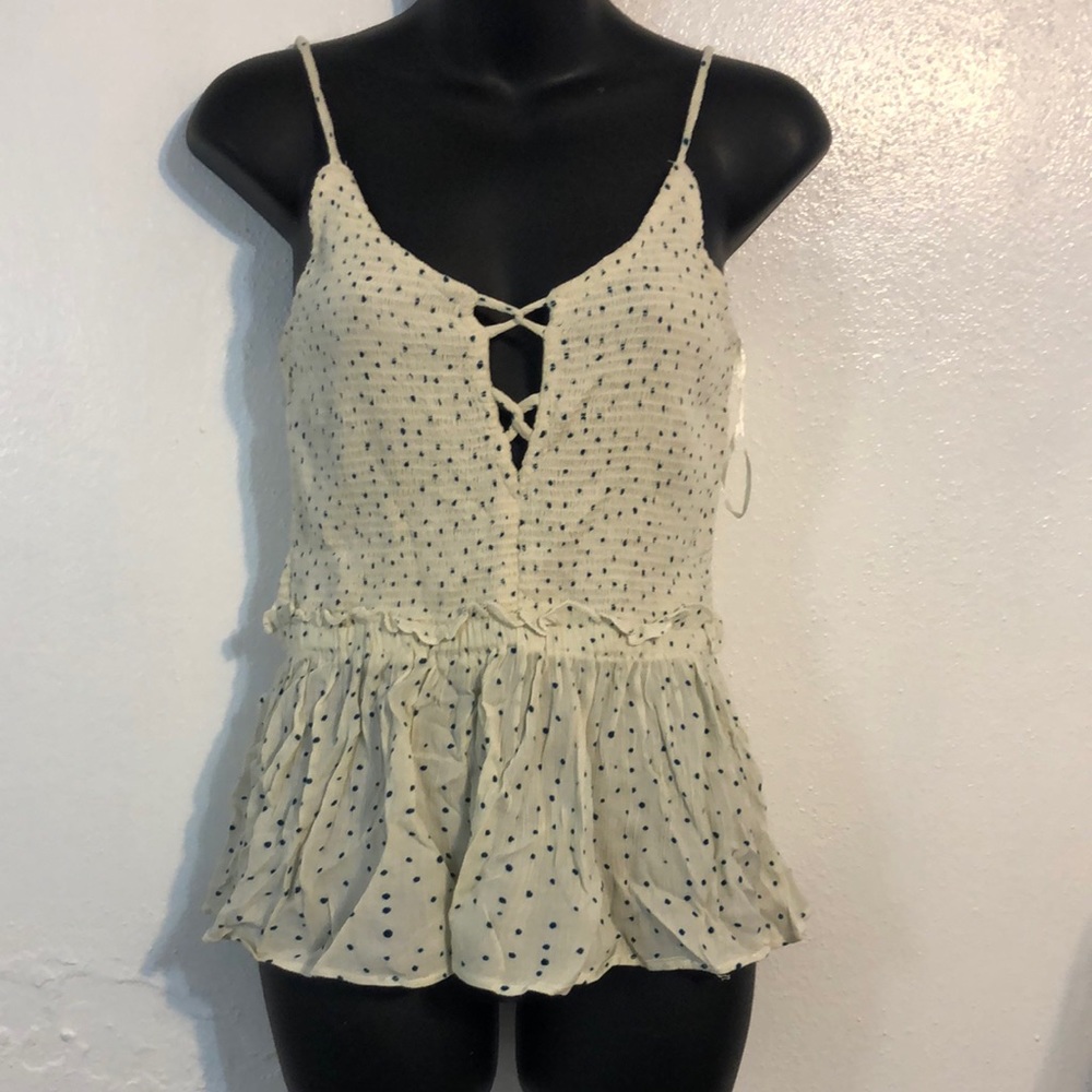Patrons of Peace polka dot tank top